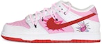 Buy 【訂製球鞋】Nike Dunk 低筒 Pink Bomb 粉紅炸彈 解構風格 低筒 板鞋 GS 白紅粉