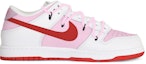 Order 【訂製球鞋】Nike Dunk 低筒 Pink Bomb 粉紅炸彈 解構風格 低筒 板鞋 GS 白紅粉