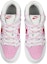 Shop 【訂製球鞋】Nike Dunk 低筒 Pink Bomb 粉紅炸彈 解構風格 低筒 板鞋 GS 白紅粉