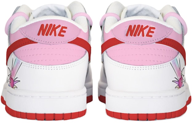 【訂製球鞋】Nike Dunk 低筒 Pink Bomb 粉紅炸彈 解構風格 低筒 板鞋 GS 白紅粉 Purchase 【訂製球鞋】Nike Dunk 低筒 Pink Bomb 粉紅炸彈 解構風格 低筒 板鞋 GS 白紅粉