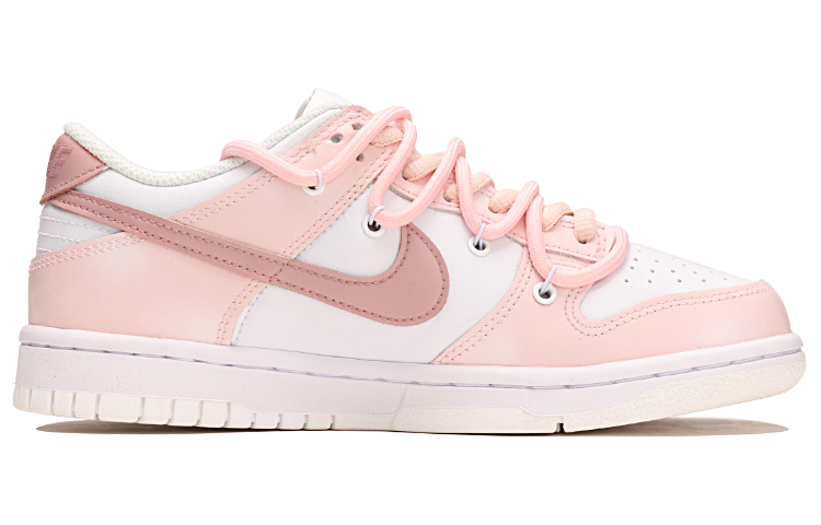 Order 나이키 덩크 로우 '핑크 버니' (커스텀) DH9765-100(TeamThree-女款兔子粉白)