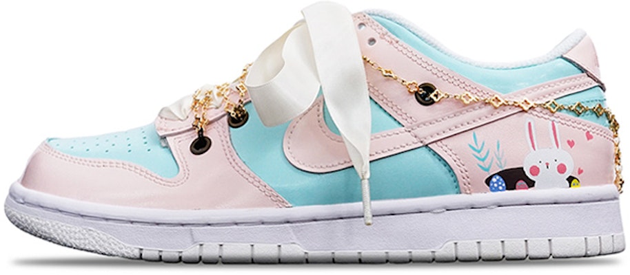 나이키 덩크 로우 '핑크 버니'(커스텀) DH9765-100(Teamone-女款粉红兔子) Order 나이키 덩크 로우 '핑크 버니'(커스텀) DH9765-100(Teamone-女款粉红兔子)