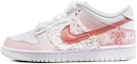 Buy 【訂製球鞋】 Nike Dunk 低筒 粉蝴蝶 氣質女孩 輕奢簡約 縫紉工藝 漸變色 絲綢鞋帶 低筒 板鞋 GS 淡粉色