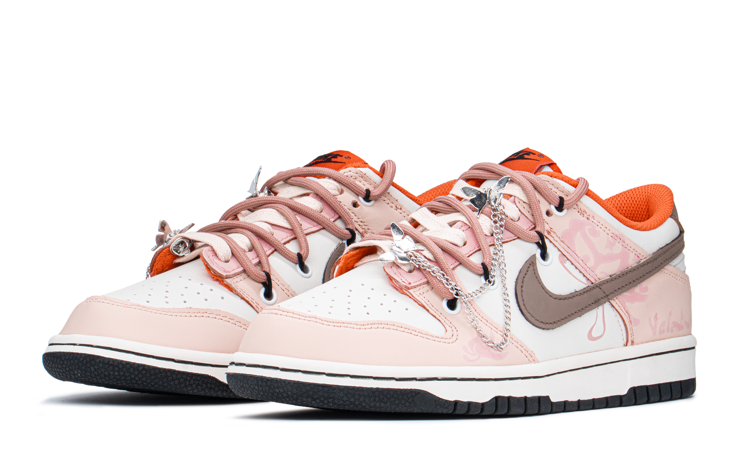 Lookbook [Kasut Custom] Nike Dunk Low 'Pink Butterfly Y2K' DH9765-003(TeamA-DK女蝴蝶情人S-BOX)