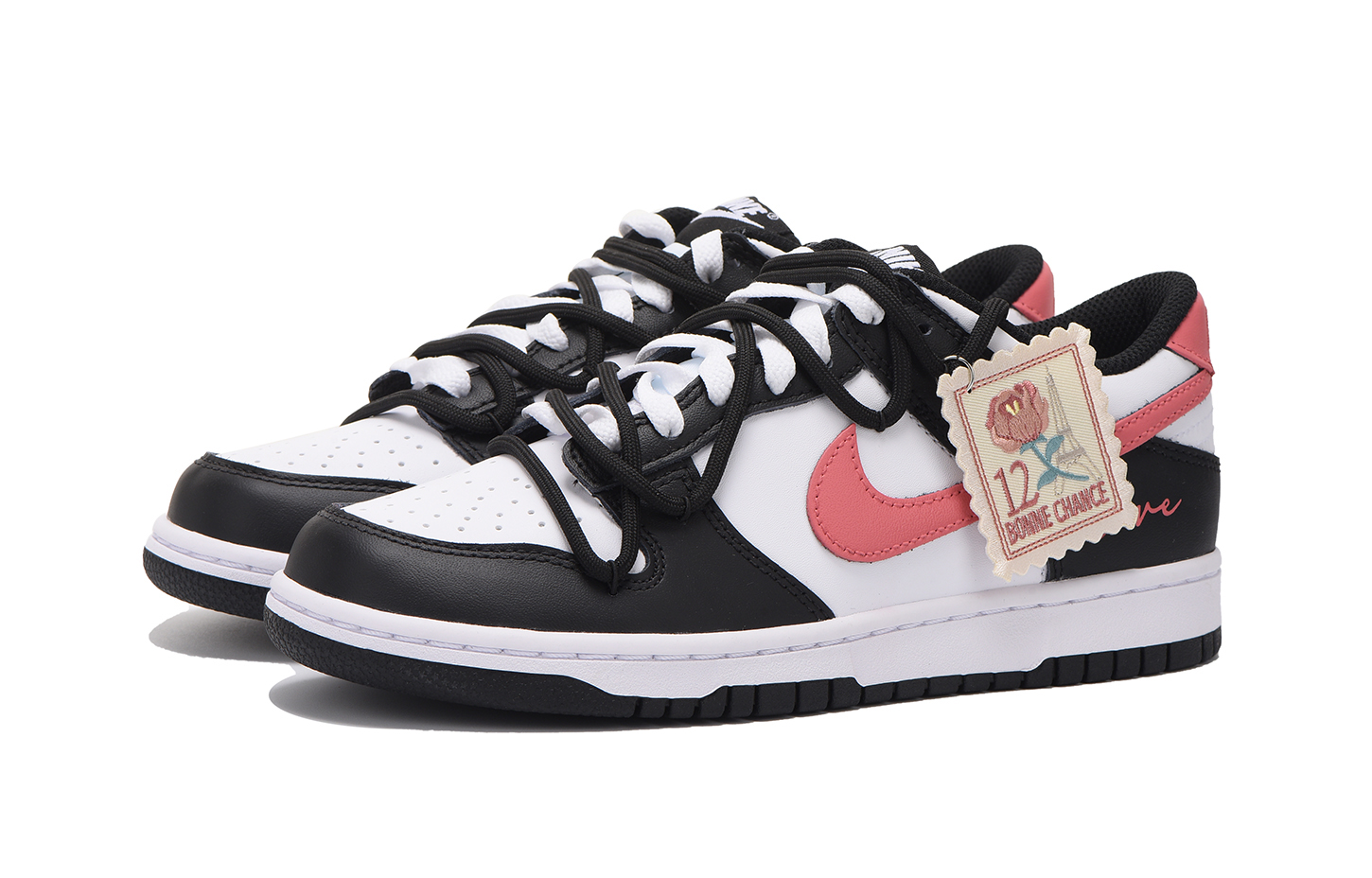 Lookbook 【定製球鞋】Nike Dunk Low 栗子 高街 防滑耐磨 低筒 滑板鞋 GS 粉色