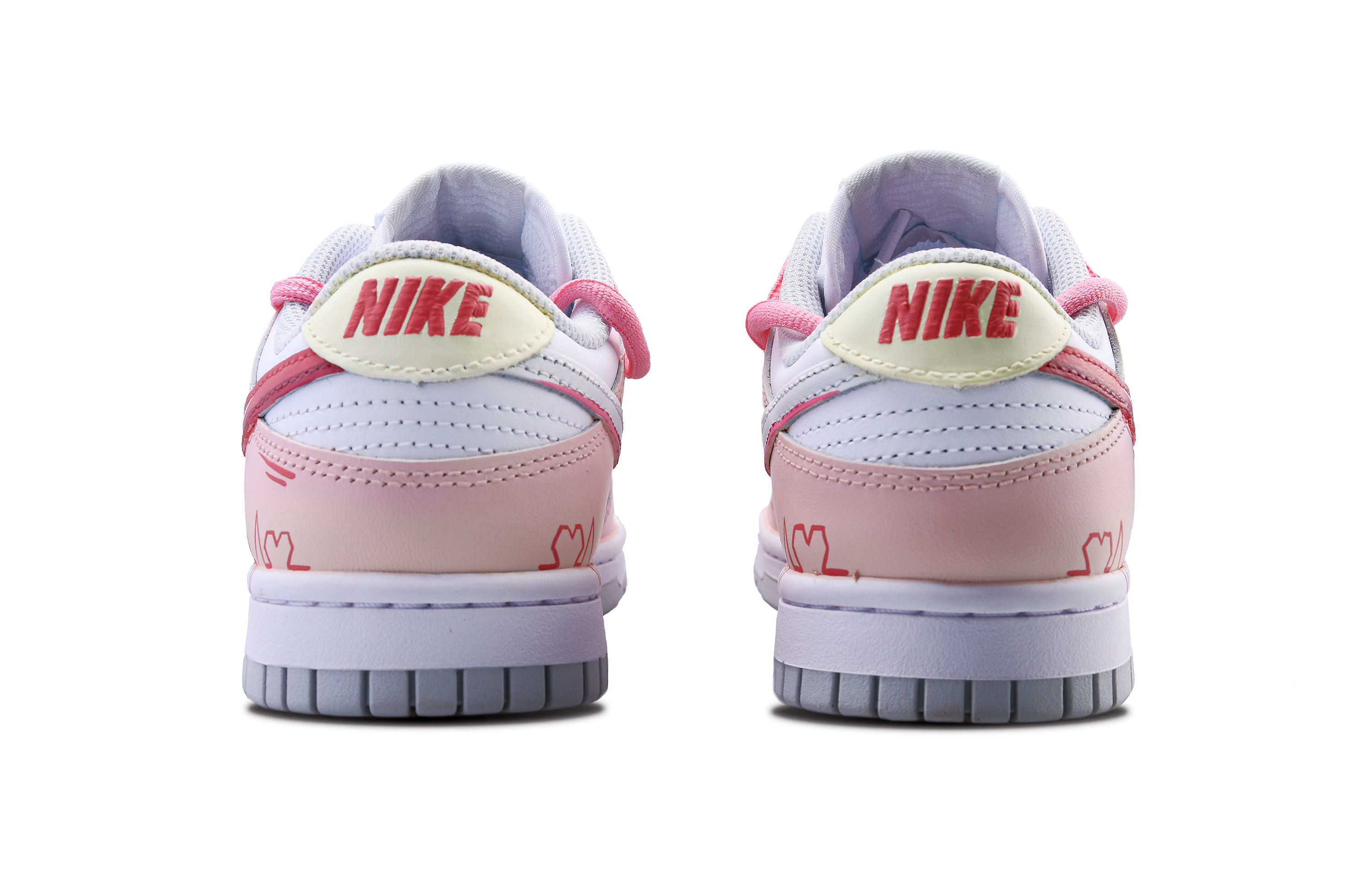 Purchase 나이키 덩크 로우 '핑크 디컨스트럭티드' (커스텀) DD1503-103(Team252-男女同款摇摆恋曲)