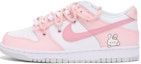 Buy 나이키 덩크 로우 '핑크 해체 토끼' (55 characters) DH9765-102(Team拾伍-女款粉兔二)