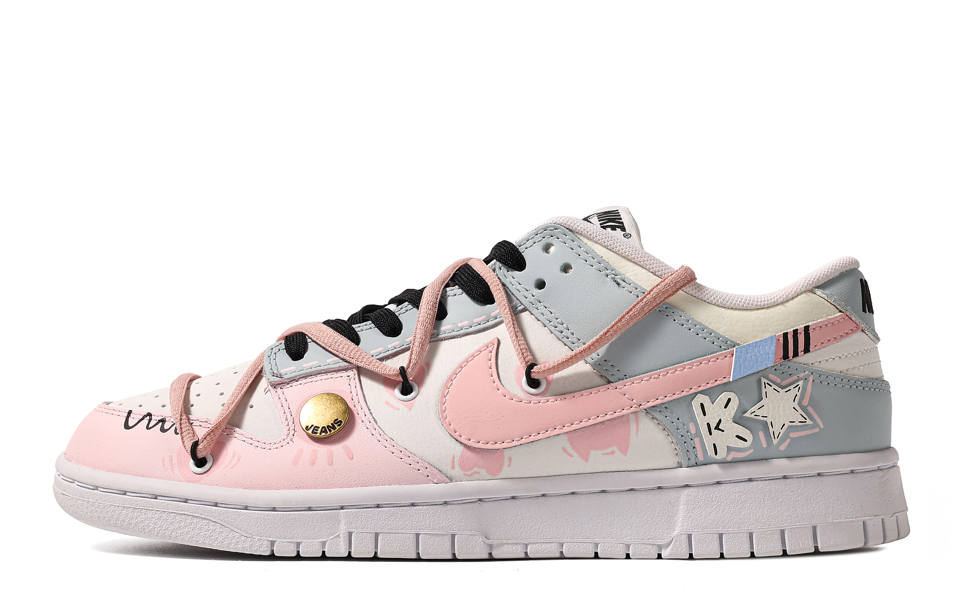 Buy 【訂製球鞋】 Nike Dunk Low 你好甜心 撞色 簡約 低幫 板鞋 GS 粉綠