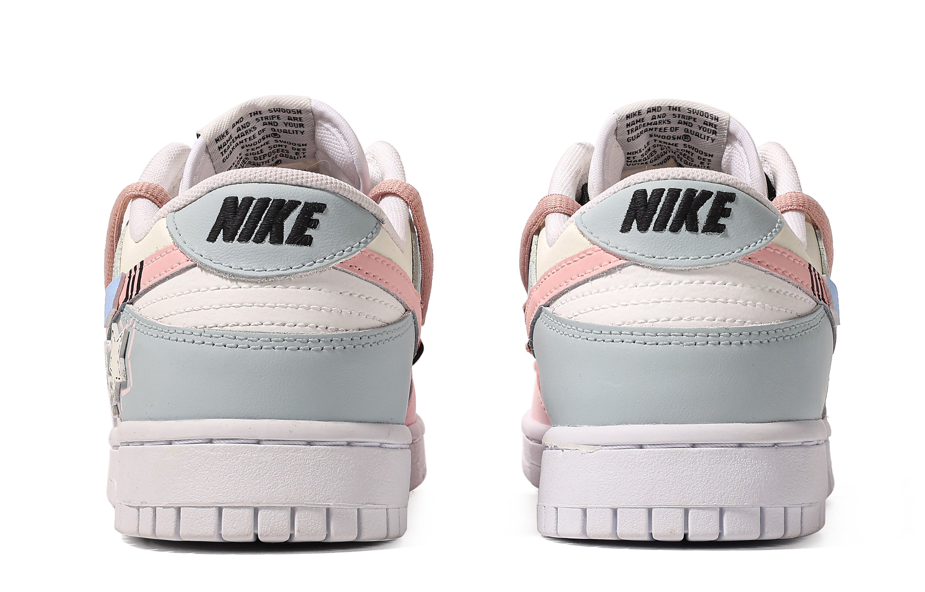 Shop 【訂製球鞋】 Nike Dunk Low 你好甜心 撞色 簡約 低幫 板鞋 GS 粉綠