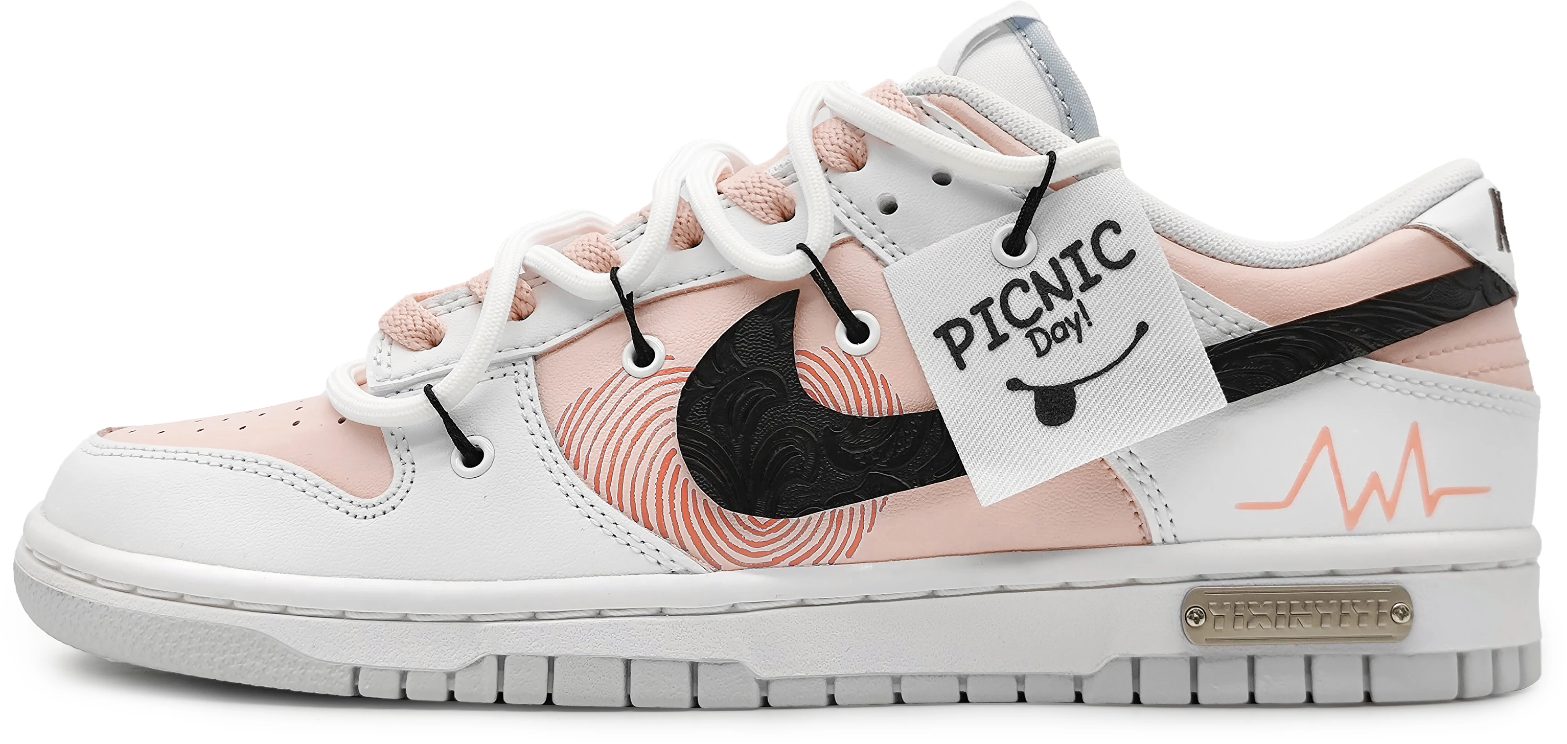 custom-shoes-nike-dunk-low-pink-grey-camellia-love