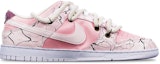Order 나이키 덩크 로우 '핑크 마카롱' (커스텀) DH9765-100(TeamT-爆裂纹粉红白女S-BOX)