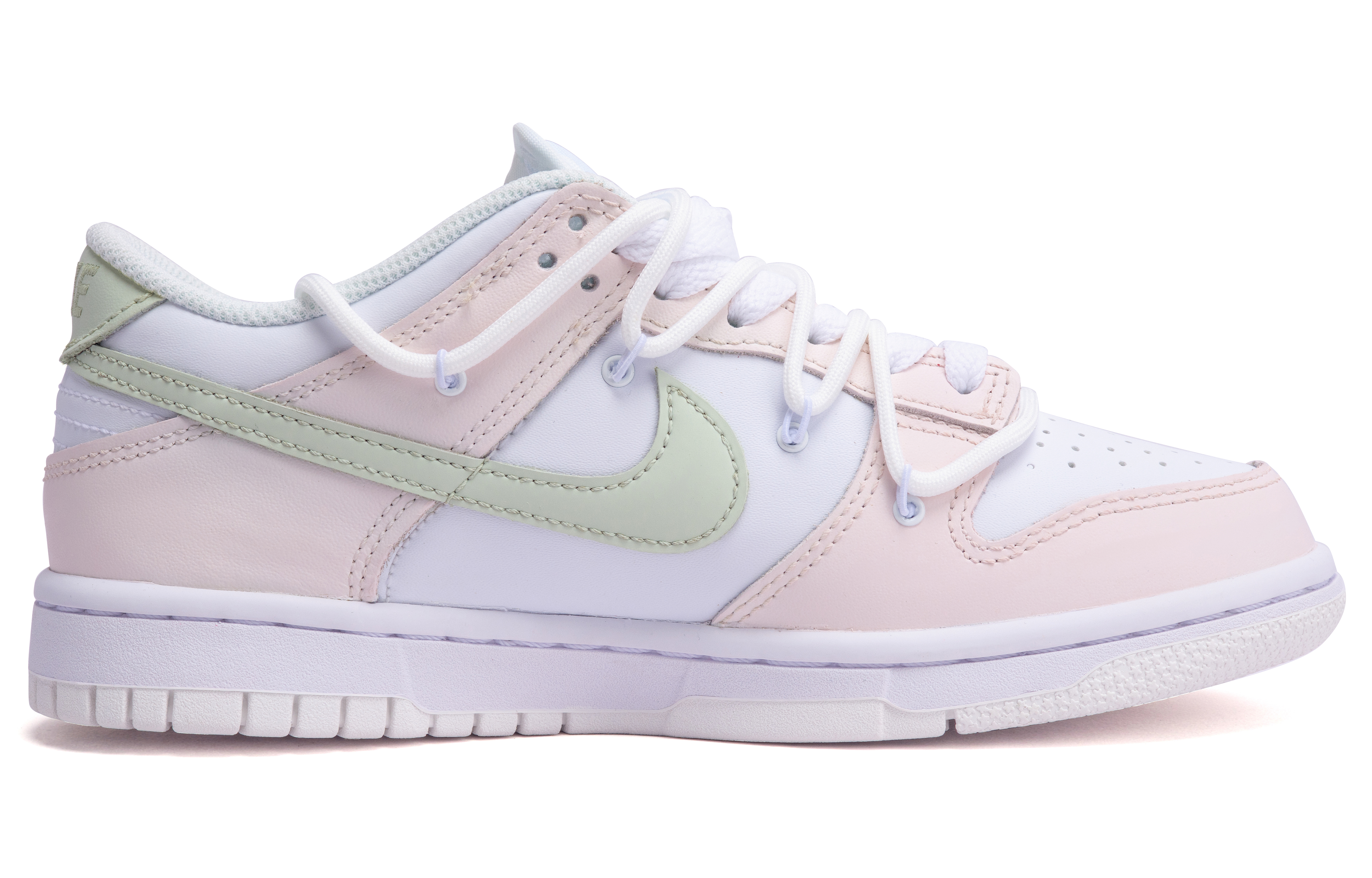 Order [Sepatu Kustom] Nike Dunk Low 'Kenangan Merah Muda' DH9765-100(Team44-粉色回忆)