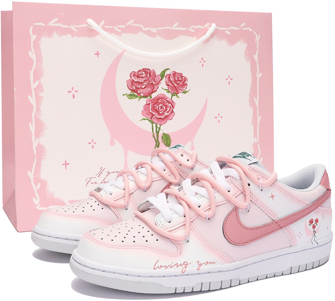 custom-shoes-nike-dunk-low-pink-moon-rose