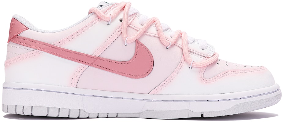 【訂製球鞋】 Nike Dunk Low 月亮玫瑰粉色浪漫 低筒滑板鞋 GS 粉白 Lookbook 【訂製球鞋】 Nike Dunk Low 月亮玫瑰粉色浪漫 低筒滑板鞋 GS 粉白