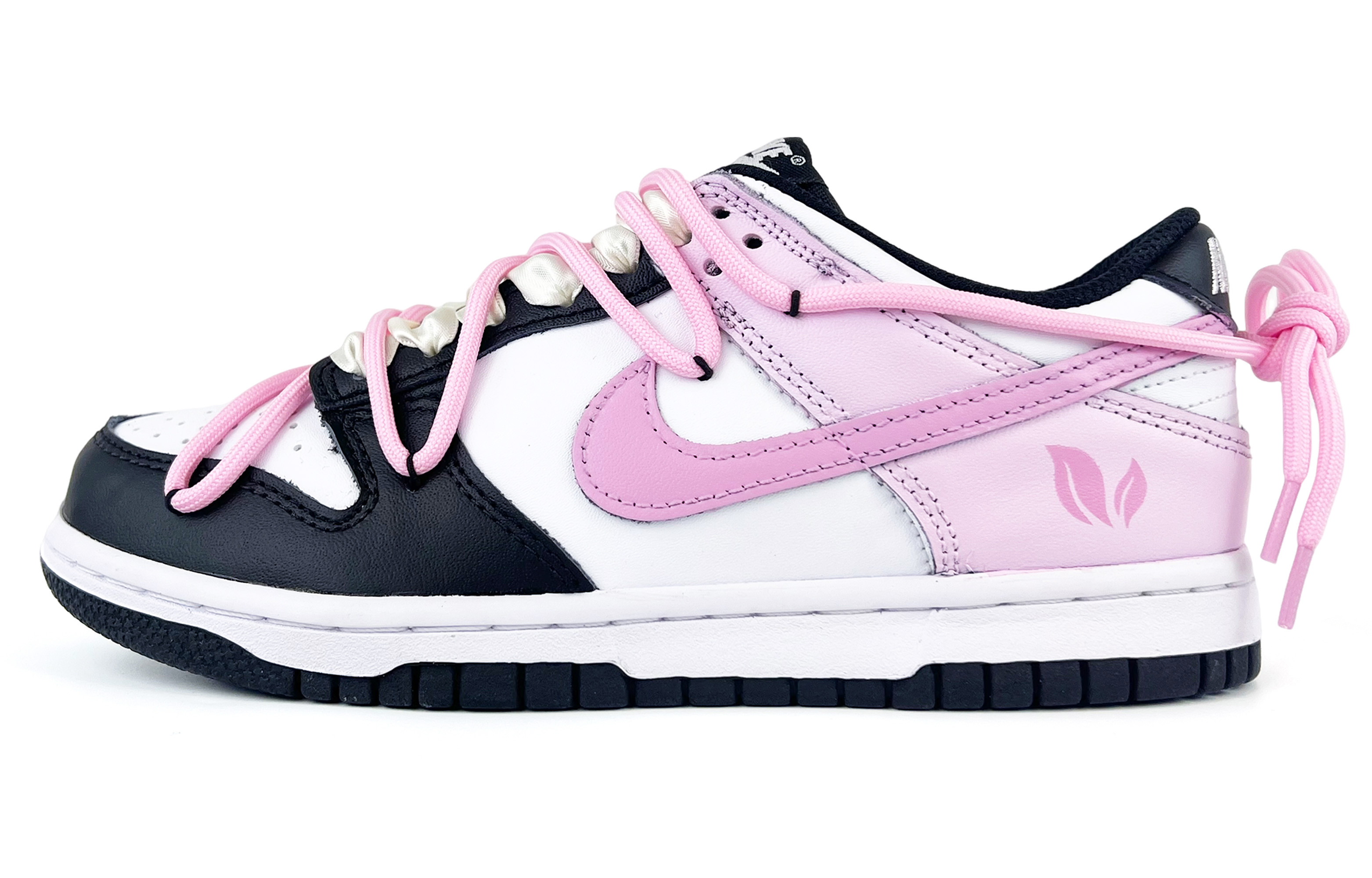 Buy 나이키 덩크 로우 '핑크 팬더' (커스텀) CW1590-100(Team45-樱花粉熊猫)