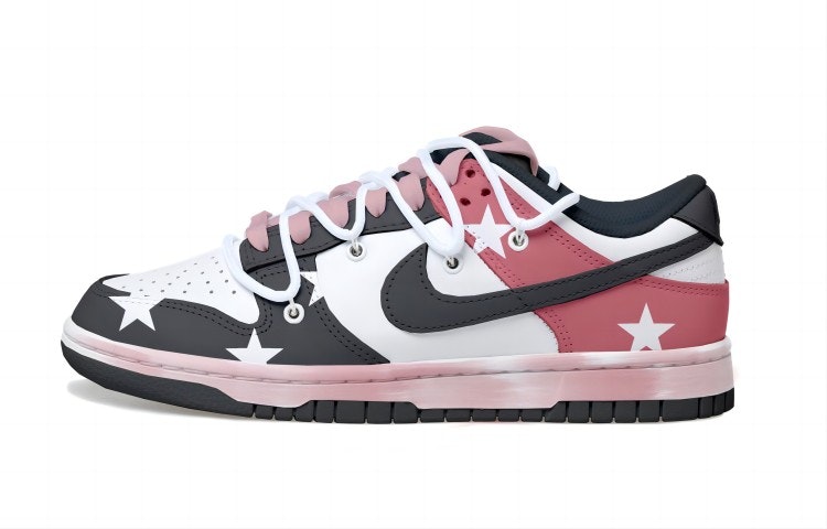 custom-shoes-nike-dunk-low-pink-panda-star-deconstructed
