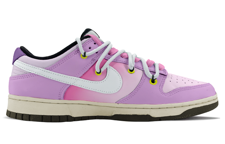 Order [Sepatu Kustom] Nike Dunk Low 'Gradasi Pink Ungu' DD1391-100(TeamK-紫色霓虹S-BOX)
