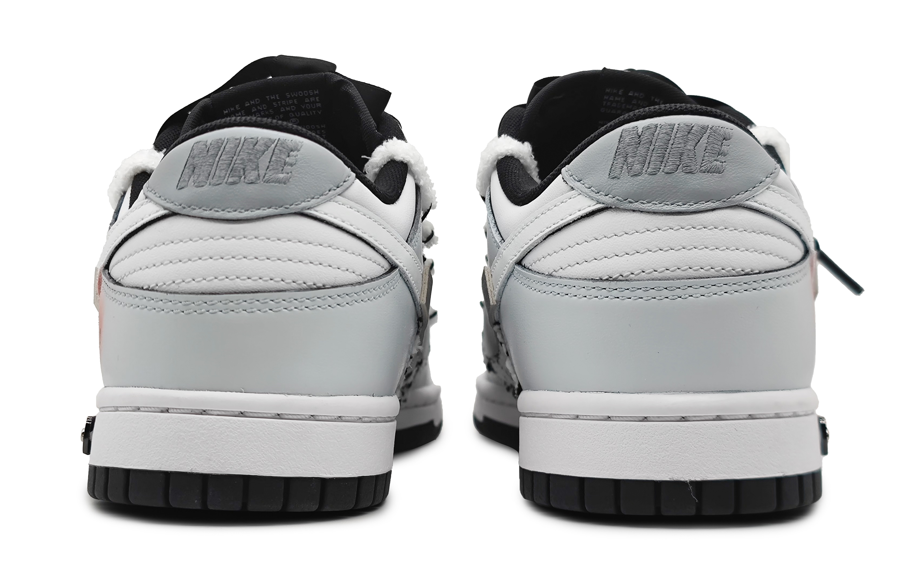 Purchase 나이키 덩크 로우 '핑크 로즈 디컨스트럭티드' (커스텀) CW1590-100(Team16-女款眷恋浅灰)