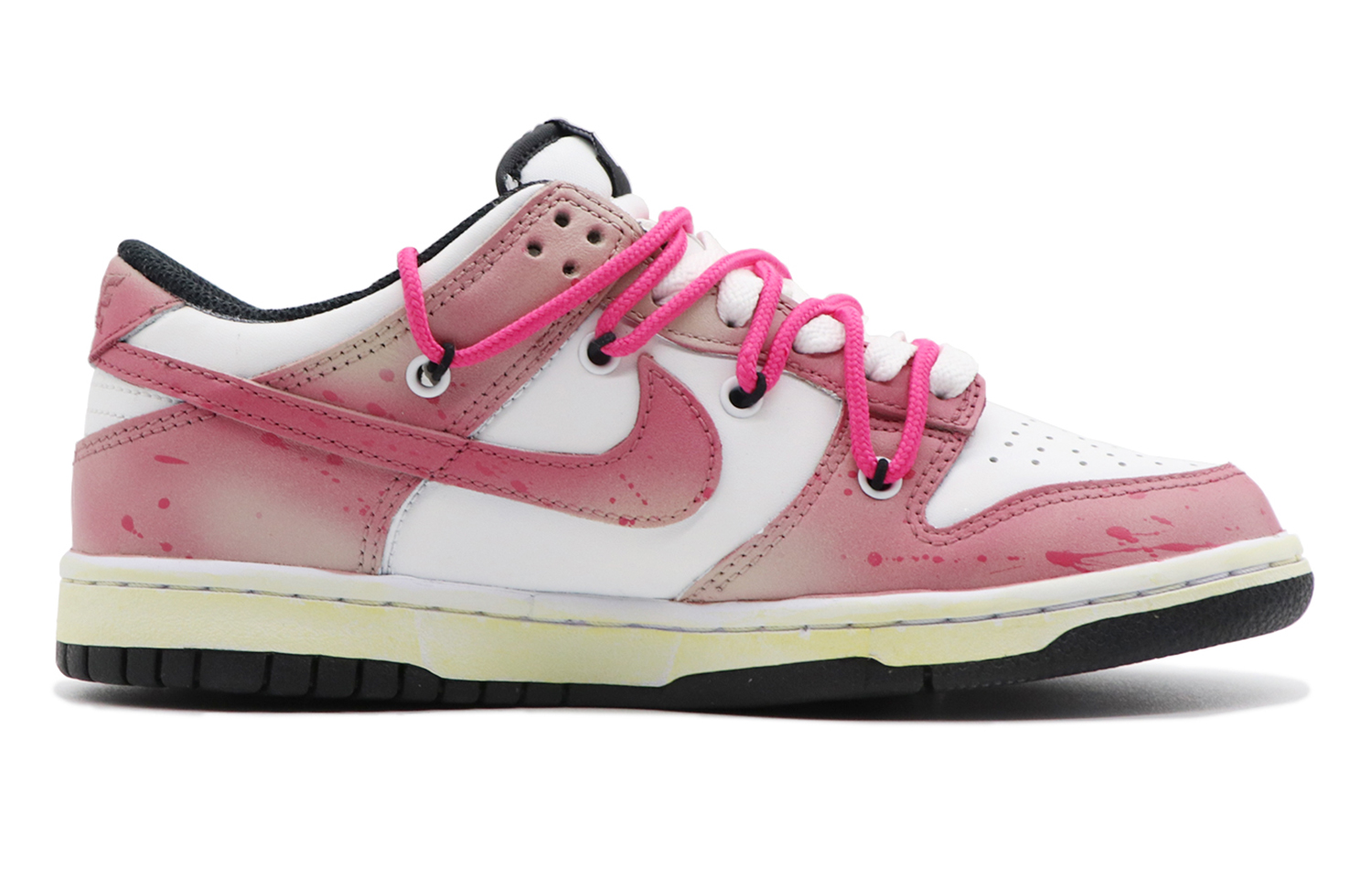 Order [Sepatu Custom] Nike Dunk Low 'Pink Snow Mountain' DD1391-100(Team98-男款桃红雪山)