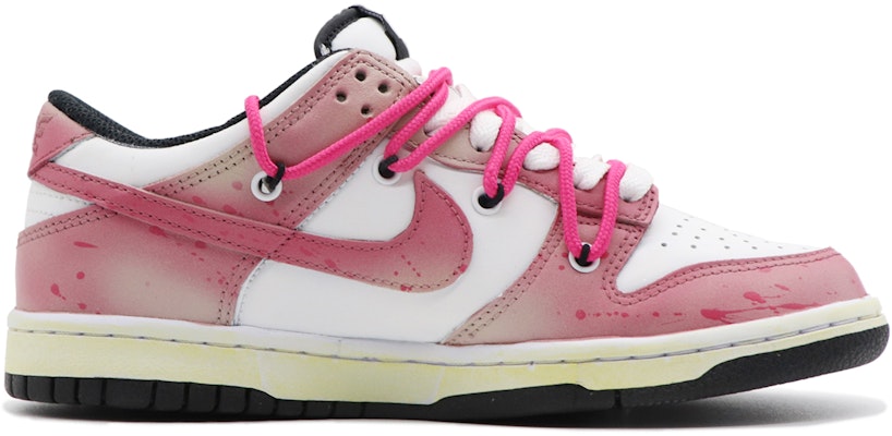 나이키 덩크 로우 '핑크 설산' (커스텀) DD1391-100(Team98-男款桃红雪山) Order 나이키 덩크 로우 '핑크 설산' (커스텀) DD1391-100(Team98-男款桃红雪山)