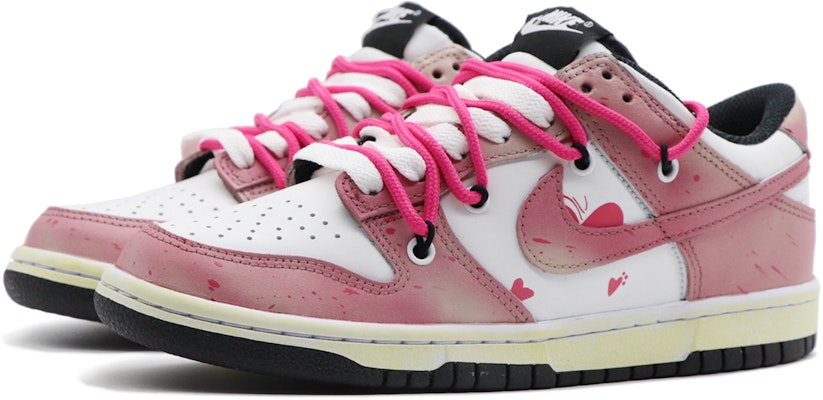 나이키 덩크 로우 '핑크 설산' (커스텀) DD1391-100(Team98-男款桃红雪山) Lookbook 나이키 덩크 로우 '핑크 설산' (커스텀) DD1391-100(Team98-男款桃红雪山)