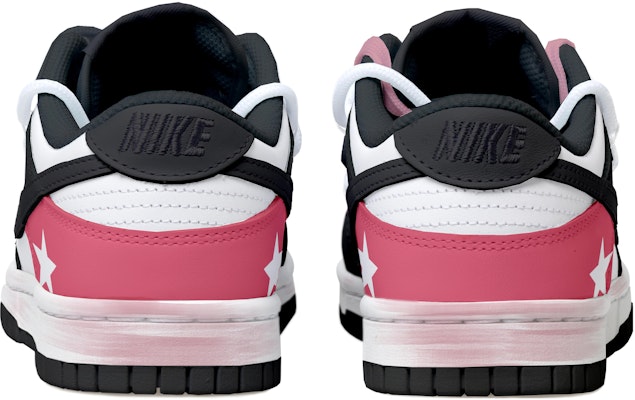 【定制鞋】耐克Dunk Low粉色星星熊猫 DD1391-100(Team拾玖-黑粉星星男S-BOX) Shop 【定制鞋】耐克Dunk Low粉色星星熊猫 DD1391-100(Team拾玖-黑粉星星男S-BOX)