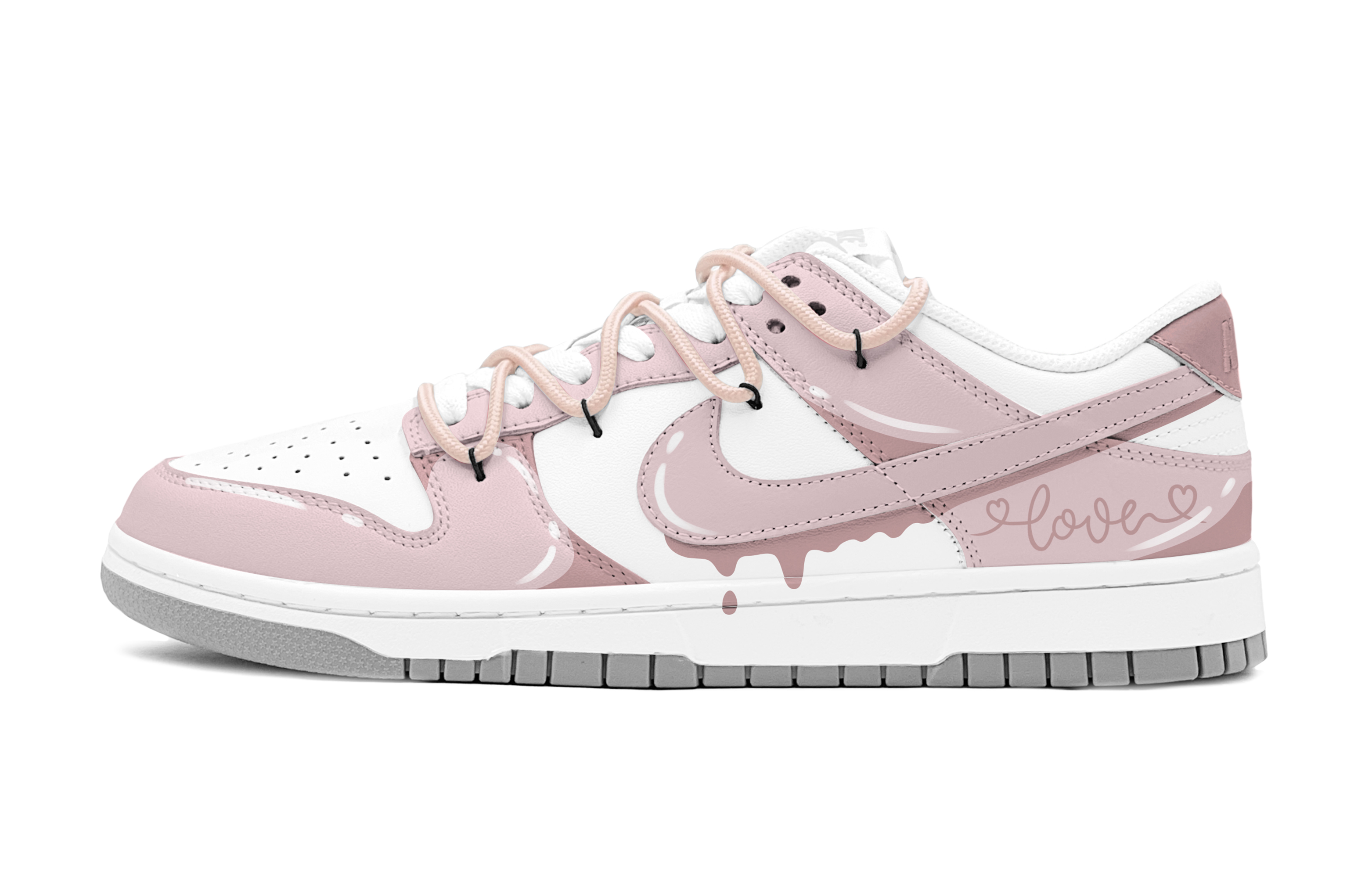 Buy [Custom Shoes] Nike Dunk Low 'Pink Sweetheart'