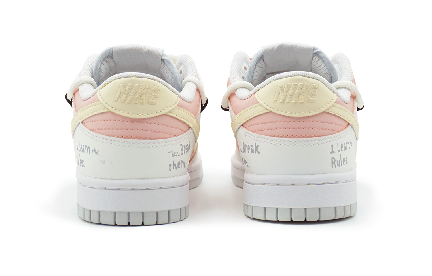 Shop [Zapatillas Personalizadas] Nike Dunk Low 'Rosa Blanco Pantera Negra' DH9765-102(Team108-女款规则)
