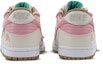 Shop 【訂製球鞋】 Nike Dunk Low 解構鞋帶 特殊鞋盒 女神禮物 彩虹刺繡貼 高街 低幫 板鞋 GS 粉白摩卡