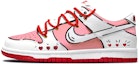 Buy Zapatillas Nike Dunk Low 'Rosa Blanco Rojo Amor 2D Personalizadas' DD1391-600(TeamE-男女同款爱心二次元白粉红)