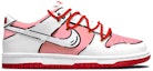 Order Zapatillas Nike Dunk Low 'Rosa Blanco Rojo Amor 2D Personalizadas' DD1391-600(TeamE-男女同款爱心二次元白粉红)