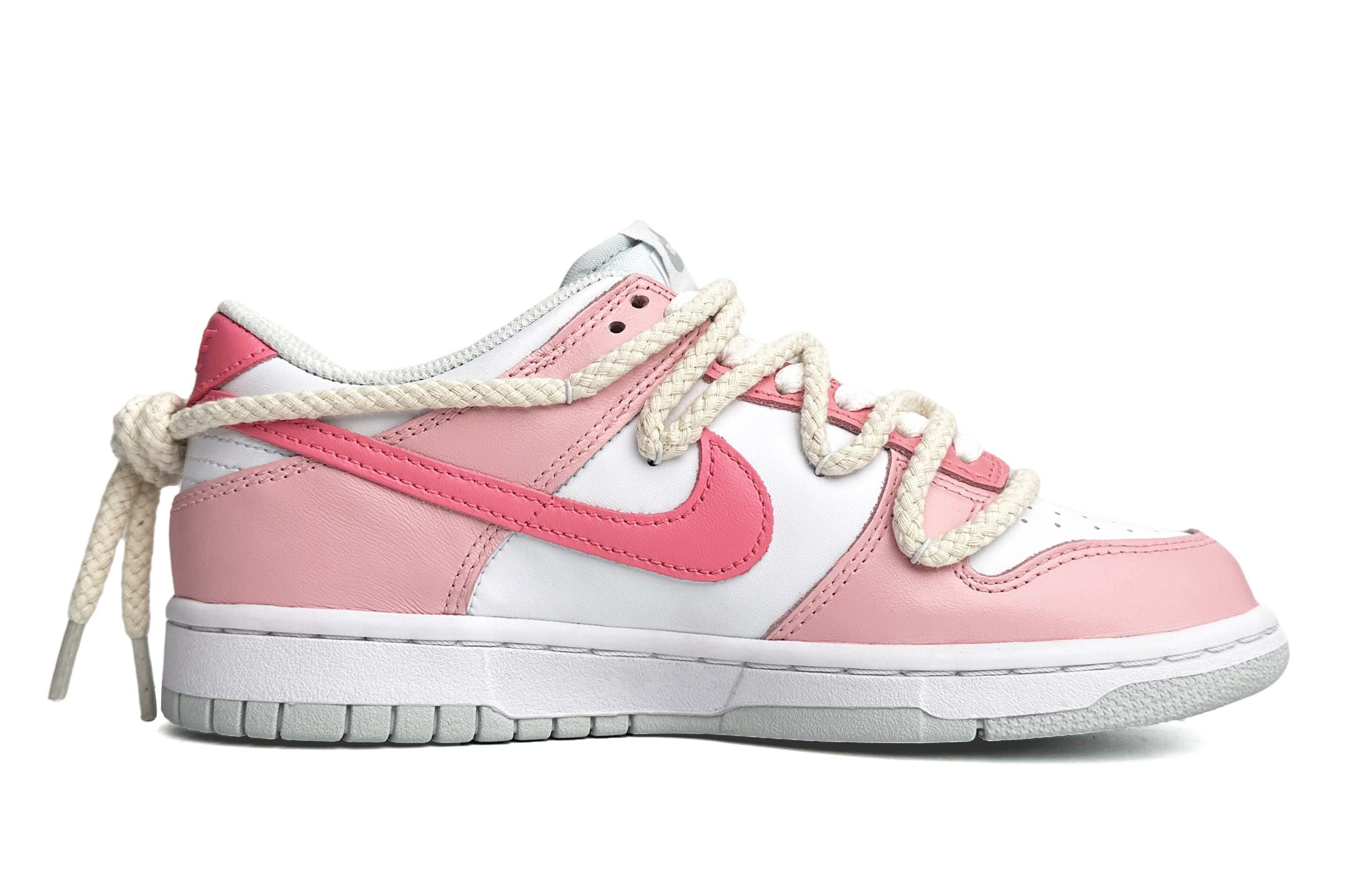 Order 【カスタムシューズ】ナイキ ダンク ロー 'ピンクホワイト スウィートハート' DH9765-102(Team87-反转甜心女款粉白)