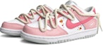 Lookbook 【カスタムシューズ】ナイキ ダンク ロー 'ピンクホワイト スウィートハート' DH9765-102(Team87-反转甜心女款粉白)