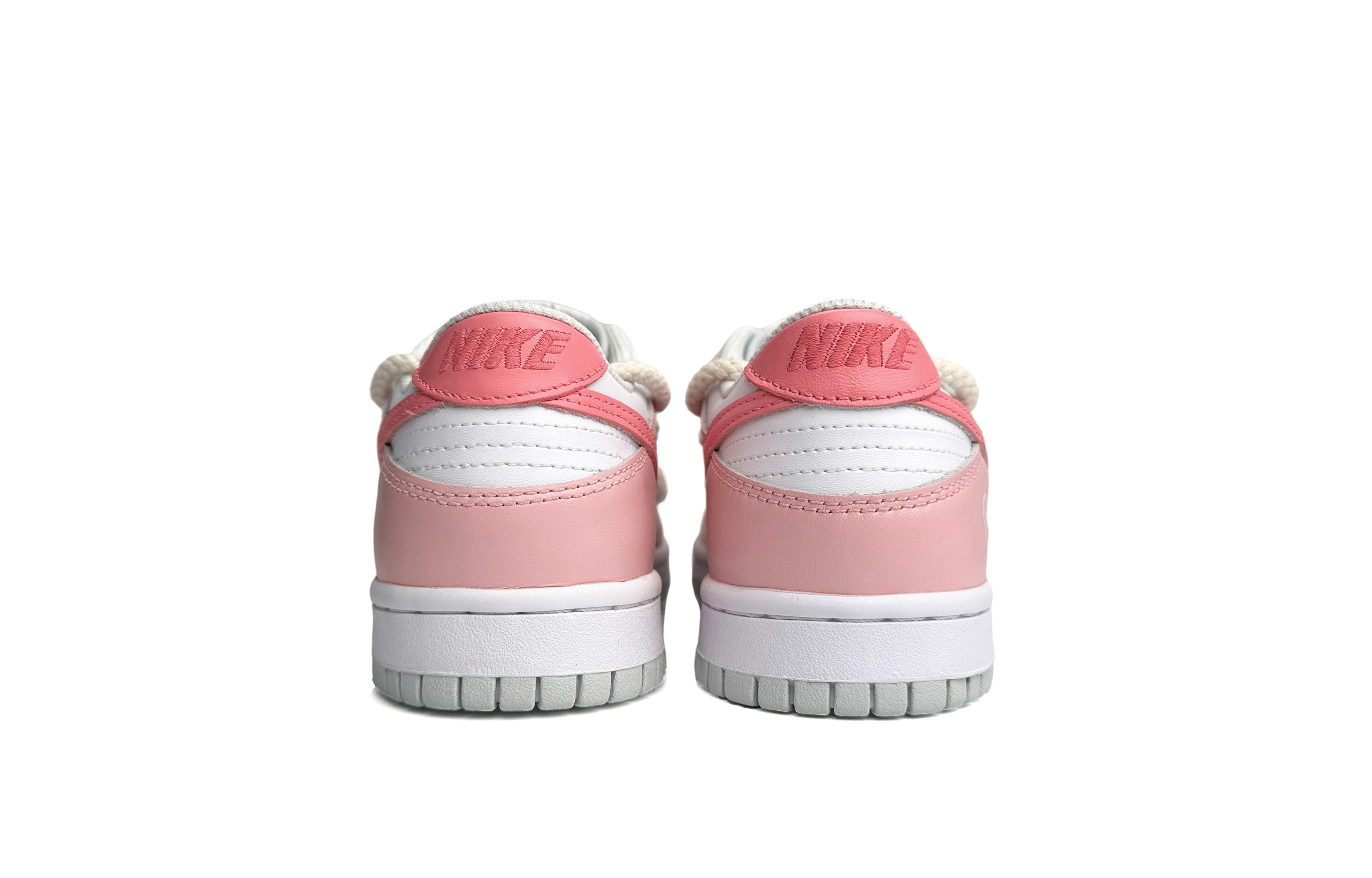 Shop 【カスタムシューズ】ナイキ ダンク ロー 'ピンクホワイト スウィートハート' DH9765-102(Team87-反转甜心女款粉白)