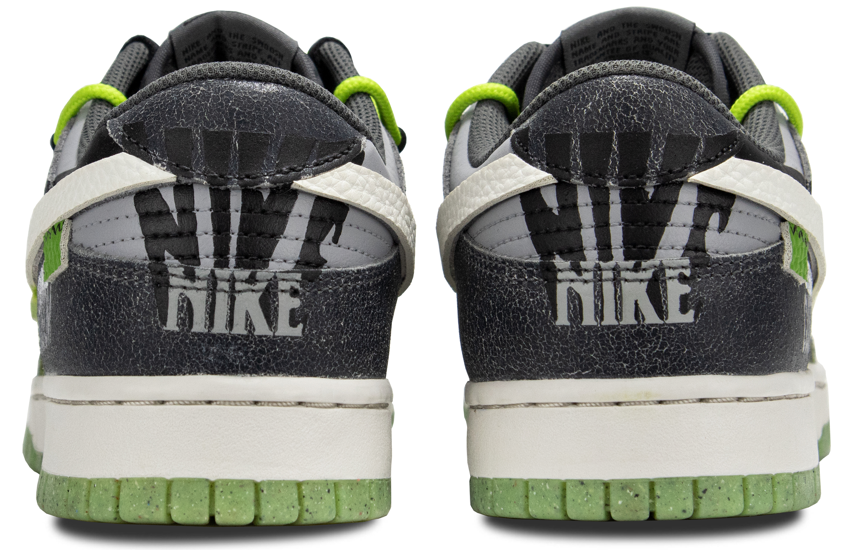 Purchase [Sepatu Kustom] Nike Dunk Low 'Pistachio Hitam-Hijau' DQ7681-001(Team160-Pistachio)