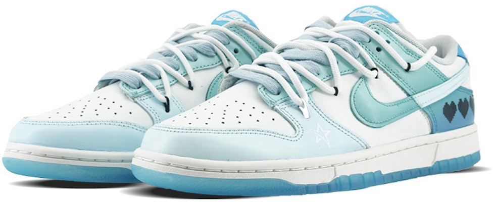 나이키 덩크 로우 '픽셀 러브' (커스텀) FN3433-141(Team97-像素爱情) Lookbook 나이키 덩크 로우 '픽셀 러브' (커스텀) FN3433-141(Team97-像素爱情)