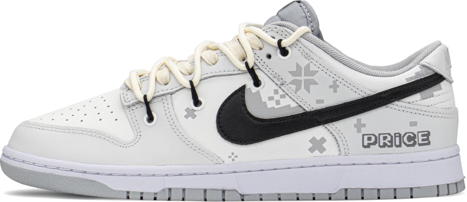 【定制球鞋】Nike Dunk Low 像素王子 解構 復古 低幫 板鞋 男款 高級灰 Buy 【定制球鞋】Nike Dunk Low 像素王子 解構 復古 低幫 板鞋 男款 高級灰