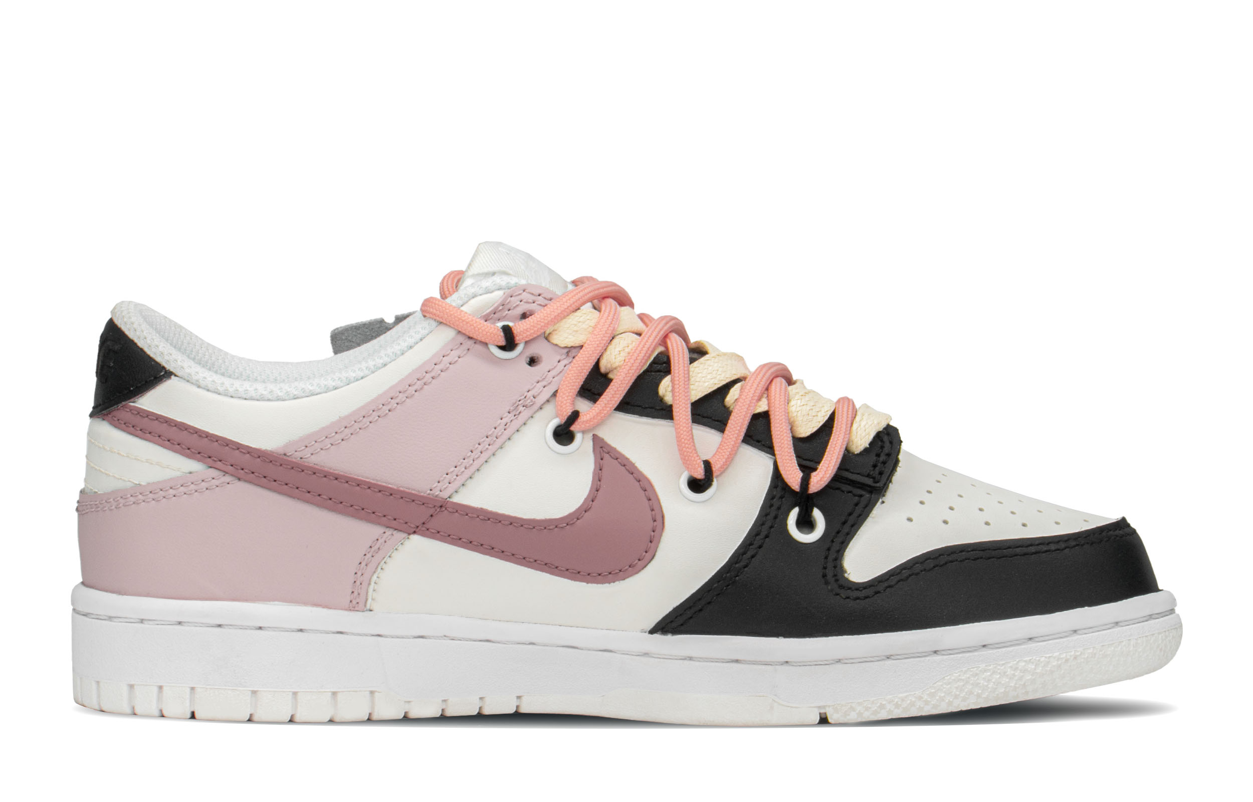 Order [Kasut Custom] Nike Dunk Low 'Pixelated Rose Pink-Hitam' DH9765-100(TeamA-DK像素玫瑰)