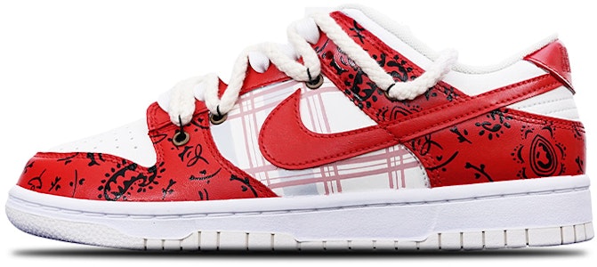 Zapatillas Nike Dunk Low 'Plaid Print Flor de Anacardo' DH9765-100(TeamT-腰果花藏红白S-BOX) Buy Zapatillas Nike Dunk Low 'Plaid Print Flor de Anacardo' DH9765-100(TeamT-腰果花藏红白S-BOX)