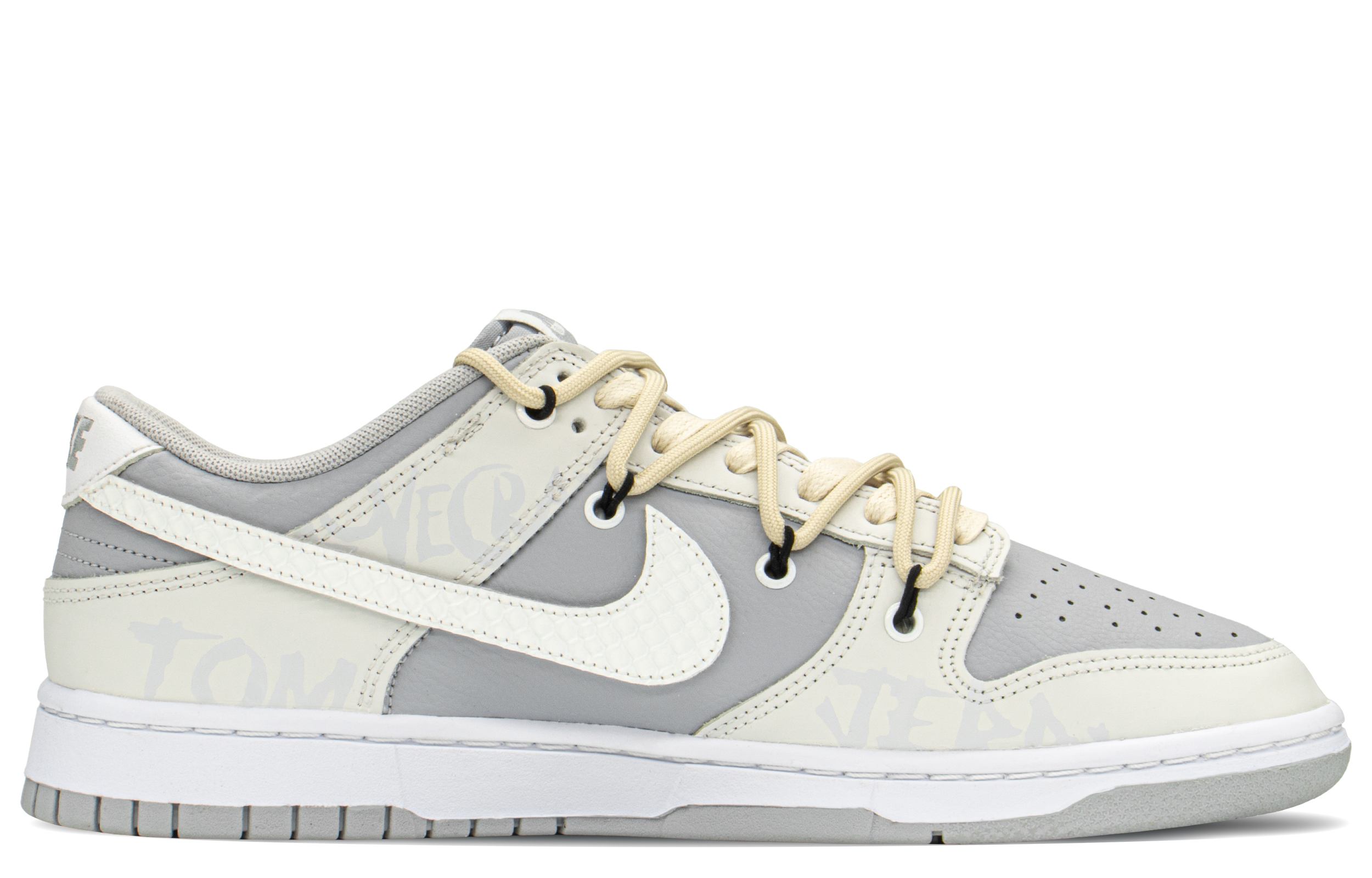 Order [Zapatillas Personalizadas] Nike Dunk Low 'Gris Desestructurado Divertido' DJ6188-003(TeamA-DK搞怪)