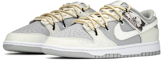 【定制鞋款】耐克Dunk Low“趣味解构灰” DJ6188-003(TeamA-DK搞怪) Lookbook 【定制鞋款】耐克Dunk Low“趣味解构灰” DJ6188-003(TeamA-DK搞怪)
