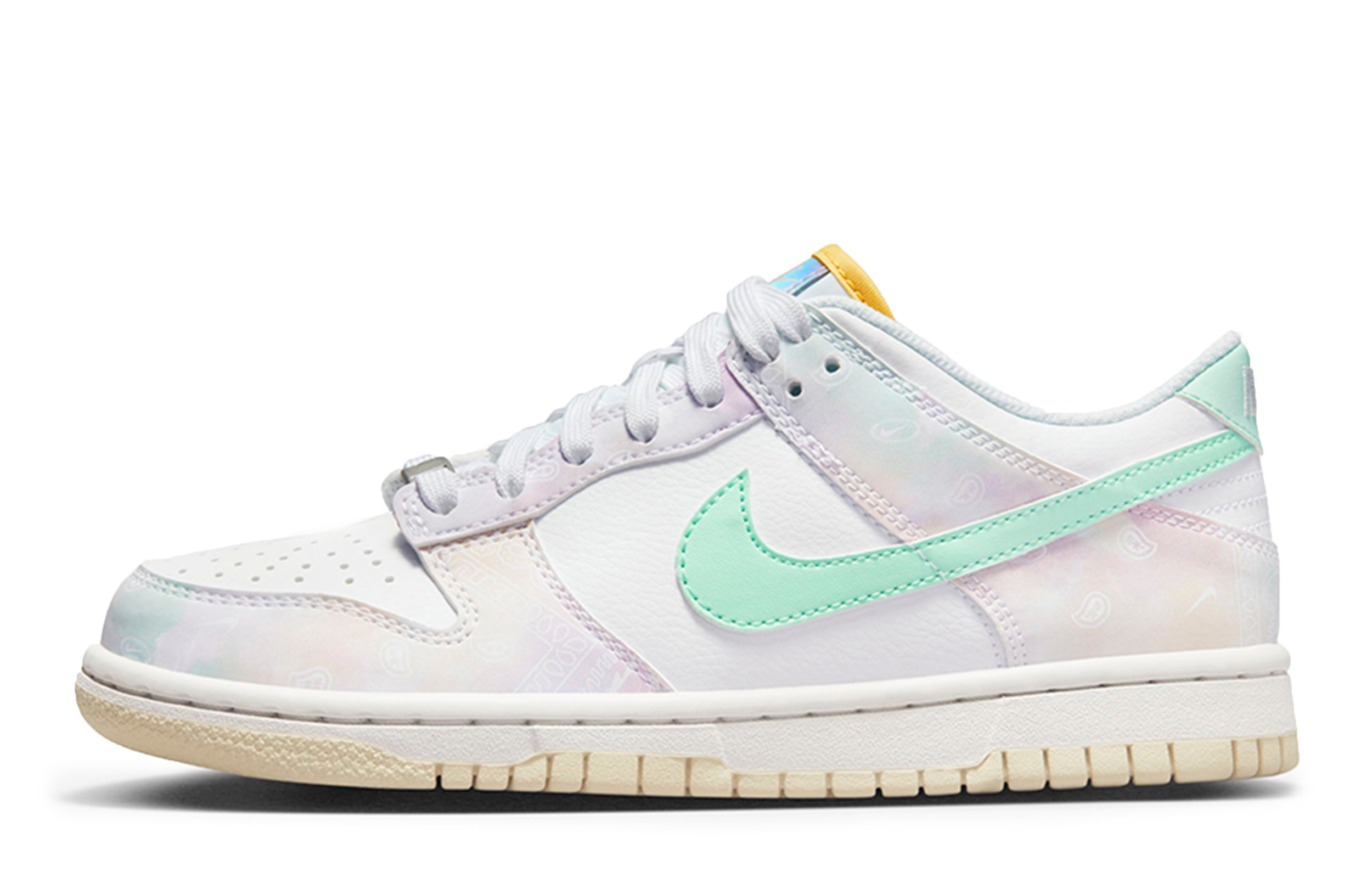 Sizing [Sepatu Custom] Nike Dunk Low 'Playful Rose - Gading Merah Muda' FJ7707-131(TeamA-俏皮玫瑰)