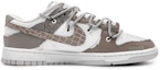 Order 【客製球鞋】Nike Dunk Low 魔法空間 撲克小丑 緘默風格 鱷魚皮勾 解構雙鞋帶 低筒 板鞋 GS 灰棕