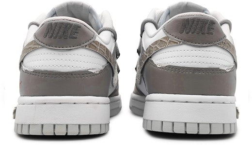 【客製球鞋】Nike Dunk Low 魔法空間 撲克小丑 緘默風格 鱷魚皮勾 解構雙鞋帶 低筒 板鞋 GS 灰棕 Purchase 【客製球鞋】Nike Dunk Low 魔法空間 撲克小丑 緘默風格 鱷魚皮勾 解構雙鞋帶 低筒 板鞋 GS 灰棕