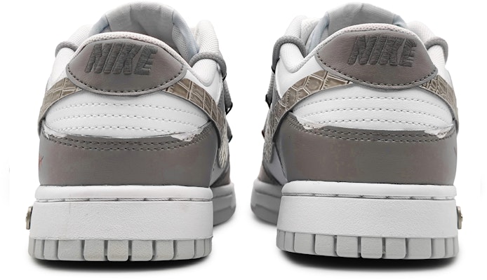 【客製球鞋】Nike Dunk Low 魔法空間 撲克小丑 緘默風格 鱷魚皮勾 解構雙鞋帶 低筒 板鞋 GS 灰棕 Purchase 【客製球鞋】Nike Dunk Low 魔法空間 撲克小丑 緘默風格 鱷魚皮勾 解構雙鞋帶 低筒 板鞋 GS 灰棕