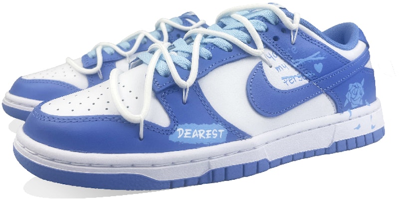 【カスタムシューズ】ナイキ ダンク ロー「ポーラーブルー コートスプライト」 DV0833-400(Team76-挚爱玫瑰) Shop 【カスタムシューズ】ナイキ ダンク ロー「ポーラーブルー コートスプライト」 DV0833-400(Team76-挚爱玫瑰)