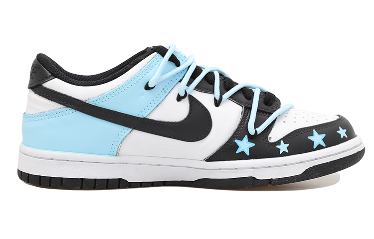 Order 나이키 덩크 로우 '파워퍼프걸 블랙 블루 핑크' (커스텀) CW1590-100(Team拾玖-蓝色女警S-BOX)