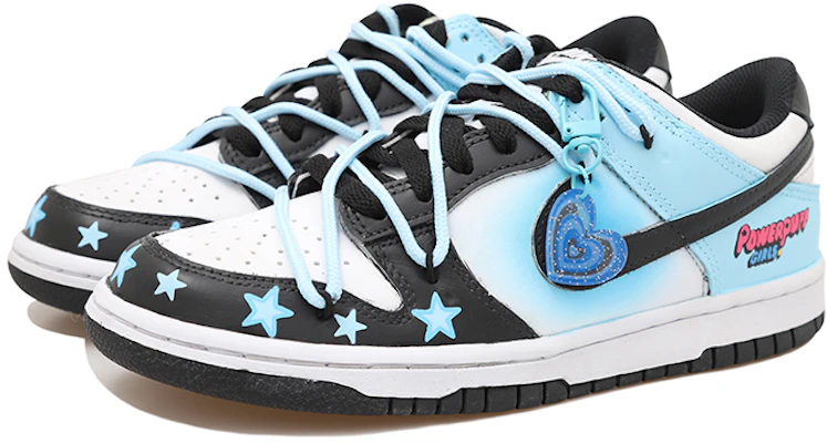 나이키 덩크 로우 '파워퍼프걸 블랙 블루 핑크' (커스텀) CW1590-100(Team拾玖-蓝色女警S-BOX) Lookbook 나이키 덩크 로우 '파워퍼프걸 블랙 블루 핑크' (커스텀) CW1590-100(Team拾玖-蓝色女警S-BOX)