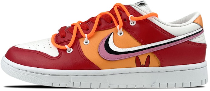 【定製球鞋】 Nike Dunk Low 是在玩鞋 動漫 禮盒 飛天小女警 花花 解構 雙鞋帶 低幫 板鞋 男款 紅橙 Buy 【定製球鞋】 Nike Dunk Low 是在玩鞋 動漫 禮盒 飛天小女警 花花 解構 雙鞋帶 低幫 板鞋 男款 紅橙