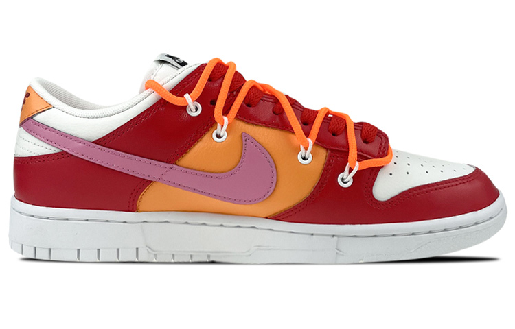 Order [Kasut Custom] Nike Dunk Low 'Powerpuff Girls Blossom Merah Jingga' DJ6188-101(Team叁-男款飞天花花S-BOX)